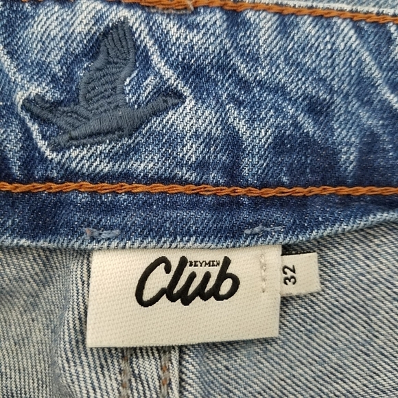 Beymen Club Blue Distressed Tapered Leg Jeans Size 32 - Picture 11 of 12